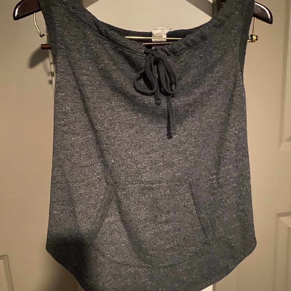 Athleta Sleeveless Drawstring Hoodie